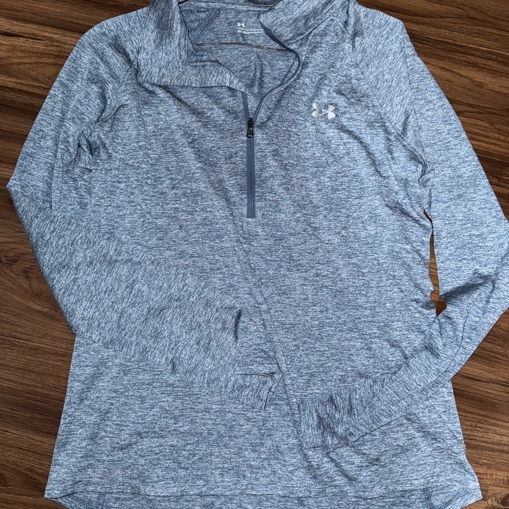 Under Armour Heathered blue Performance Top